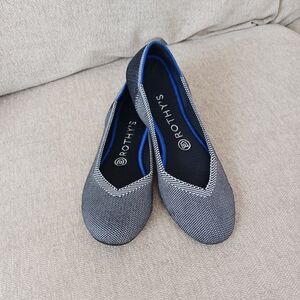 Rothy's Black and Blue Women's Flats